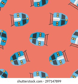 Transportation subway flat icon,eps10 seamless pattern background