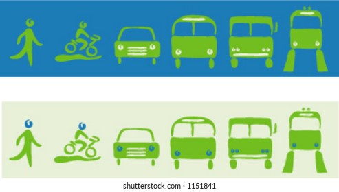 Transportation symbols