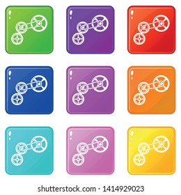 Transportation system icon. Simple illustration of transportation system vector icon for web.
