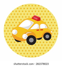 transportation taxi theme elements vector,eps