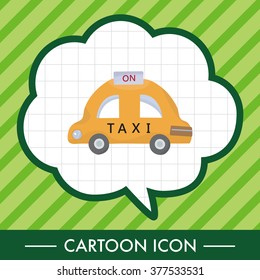 transportation taxi theme elements vector,eps