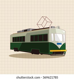 transportation train theme elements