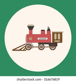 transportation train theme elements vector,eps