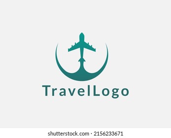 transportation and traveling agency vector logo design