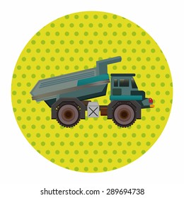 transportation truck theme elements