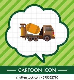 transportation truck theme elements