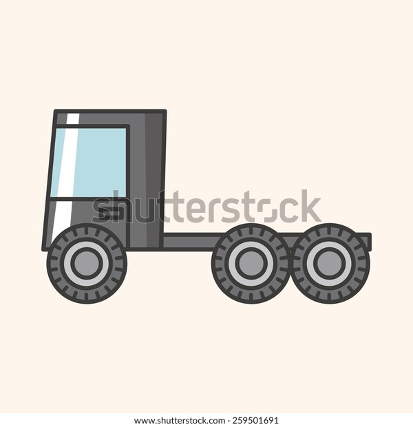 transportation truck theme
elements