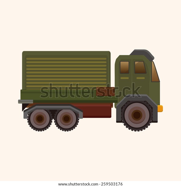 transportation truck theme\
elements