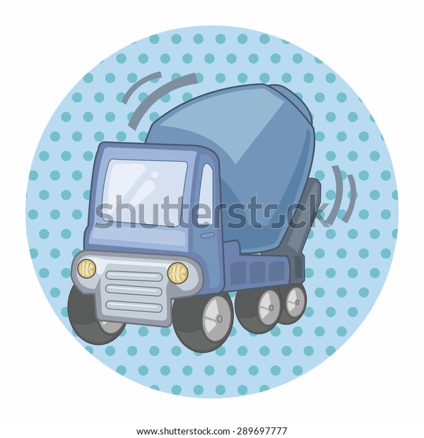 transportation truck theme\
elements
