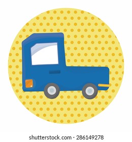 transportation truck theme elements vector,eps