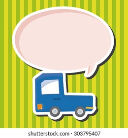 transportation truck theme elements vector,eps