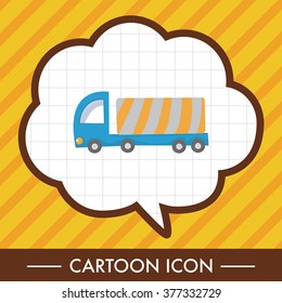 transportation truck theme elements vector,eps