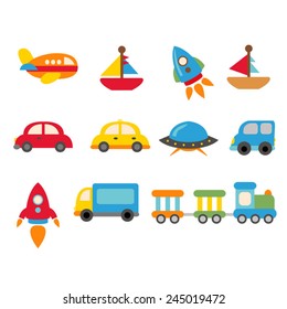 Transportation vector clip art. Great for any design projects.