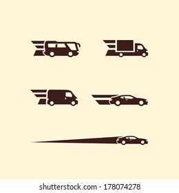 Transportation. Vector format