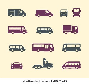 Transportation. Vector format