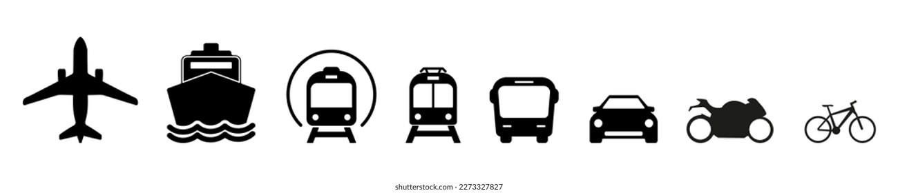 Icono de vector de transporte.  Vector Illustration eps 10 