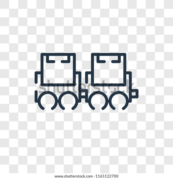 Transportation vector icon isolated on\
transparent background, Transportation logo\
concept