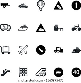 transportation vector icon set such as: protect, no, blueprint, courier, machine, technology, mobile, industrial, color, crane, 40, information, fast, van, race, draw, loader, abstract, high, self