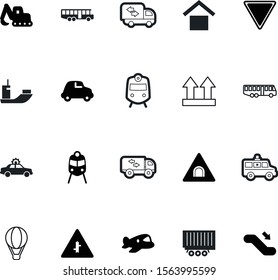 transportation vector icon set such as: building, mall, basket, construction, medicine, map, house, signal, yield, pack, ride, medical, storage, art, retro, bulldozer, driving, packaging, excavator