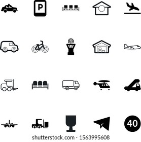 transportation vector icon set such as: mountain, company, street, motor, rectangular, healthy, game, origami, abstract, driving, label, fragile, steel, unit, arrest, control, security, round