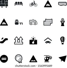 transportation vector icon set such as: rough, house, detector, sticker, packaging, weight, border, success, emergency, vacation, weapon, truck, fuel, adventure, consolidation, garage, race, sea