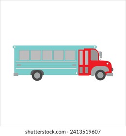 Transportation, Vektorgrafik auf weißem Hintergrund