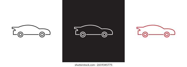 Transportation, vehicle icon .  Vector for websites, mobile interfaces, presentations, banner, visual branding etc. Vector illustration. isolated on white and black background. EPS 10
