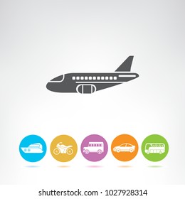 transportation and vehicle icons