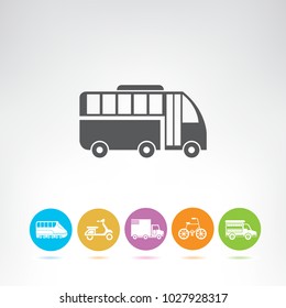 transportation and vehicle icons