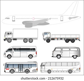 transportation vehicle isolate