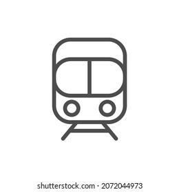 transportation vehicle simple line icon