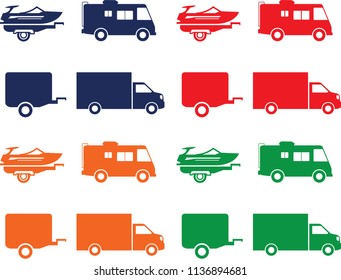 Transportation vehicles as icons