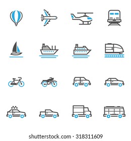 Transportation and Vehicles Icons