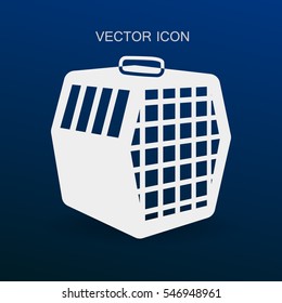 transporting the animals in a cage vector