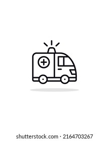 transpost of patient, icon vector illustration, eps 10