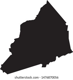 transylvania map in the State of North Carolina