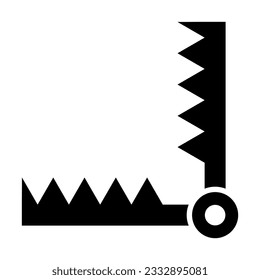 Trap Vector Glyph Icon For Personal And Commercial Use.
