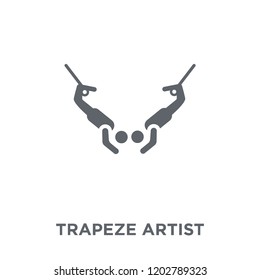 Trapeze artist icon. Trapeze artist design concept from Circus collection. Simple element vector illustration on white background.