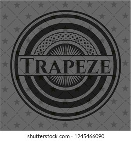 Trapeze black emblem. Vintage.