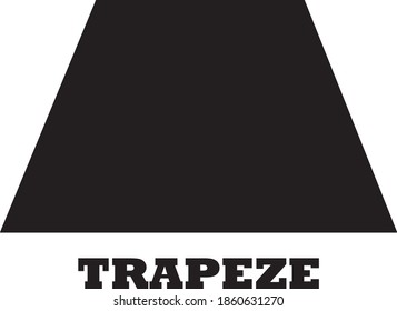 Trapeze für geometrische Formen des Unterrichts