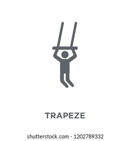 trapeze icon. trapeze design concept from Circus collection. Simple element vector illustration on white background.