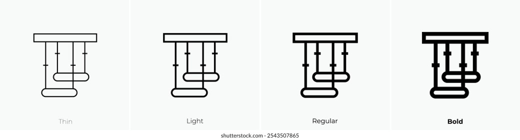 Trapez-Symbol. Dünnes, helles Design im regulären und kühlen Stil, einzeln auf weißem Hintergrund