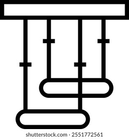 Trapez-Symbol. Dünnes lineares Design einzeln auf weißem Hintergrund