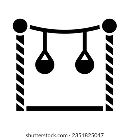 Trapeze Vector Glyph Icon For Personal And Commercial Use.
