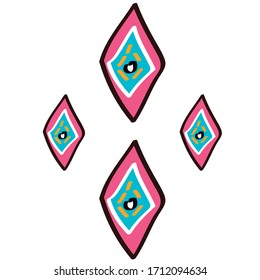 trapezio colorfull shape bold art