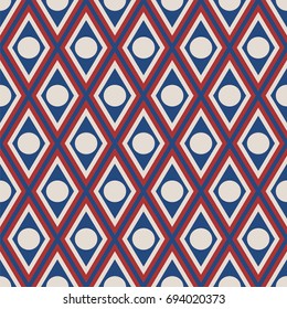 trapezoid and circle with usa color fashion style pattern texture background