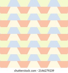 Trapezoid Pattern Graphic Pastel Colors