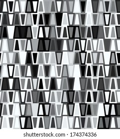 Trapezoid seamless geometric pattern