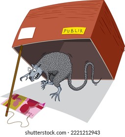 trapping a wild greedy mouse