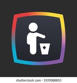 Trash - App Icon Button